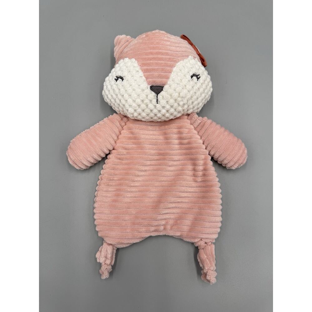 Gerber Modern Moments Pink Fox Lovey Soother Baby Security Blanket 10”‎ No Tag
